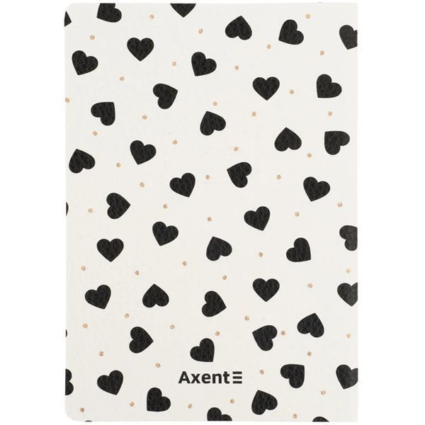 Книга записная Axent Partner Black and White 8710-7-A, А5, 60 листов, клеточка 8710-7-A фото