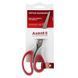 Ножиці Axent Duoton Soft 6102-06-A, 21 см, з прогумованими ручками, сіро-червоні 6102-06-A фото 3