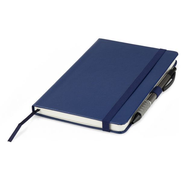 Книга записна Axent Partner 8306-02-A, A5-, 125x195 мм, 96 аркушів, крапка, тверда обкладинка, темно-синя 8306-02-A фото