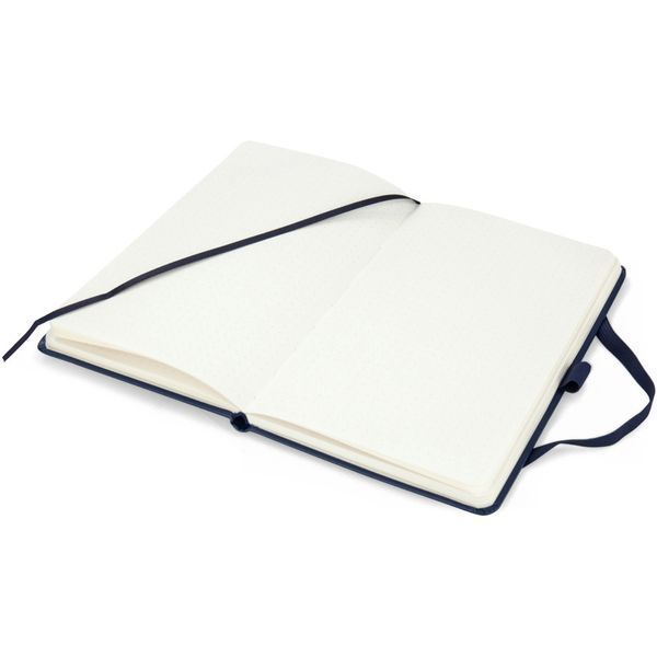 Книга записна Axent Partner 8306-02-A, A5-, 125x195 мм, 96 аркушів, крапка, тверда обкладинка, темно-синя 8306-02-A фото