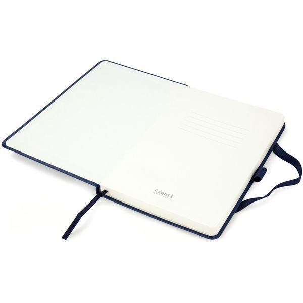 Книга записна Axent Partner 8306-02-A, A5-, 125x195 мм, 96 аркушів, крапка, тверда обкладинка, темно-синя 8306-02-A фото