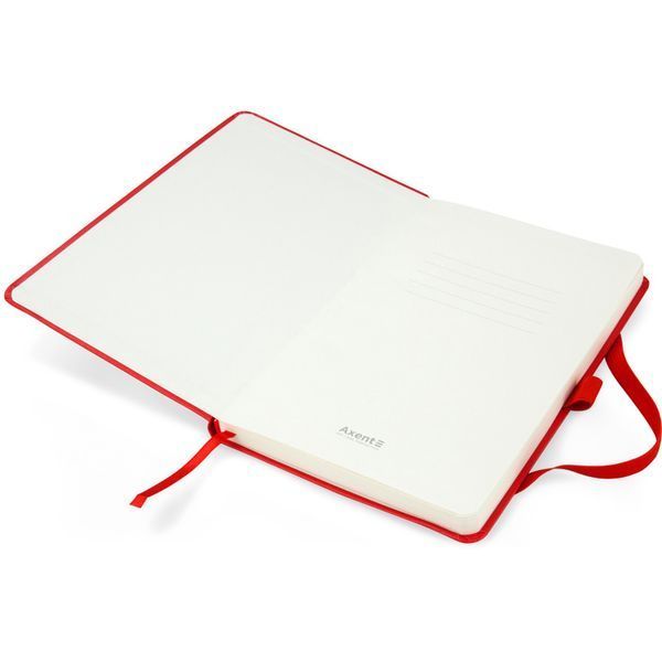 Книга записна Axent Partner 8306-05-A, A5-, 125x195 мм, 96 аркушів, крапка, тверда обкладинка, червона 8306-05-A фото