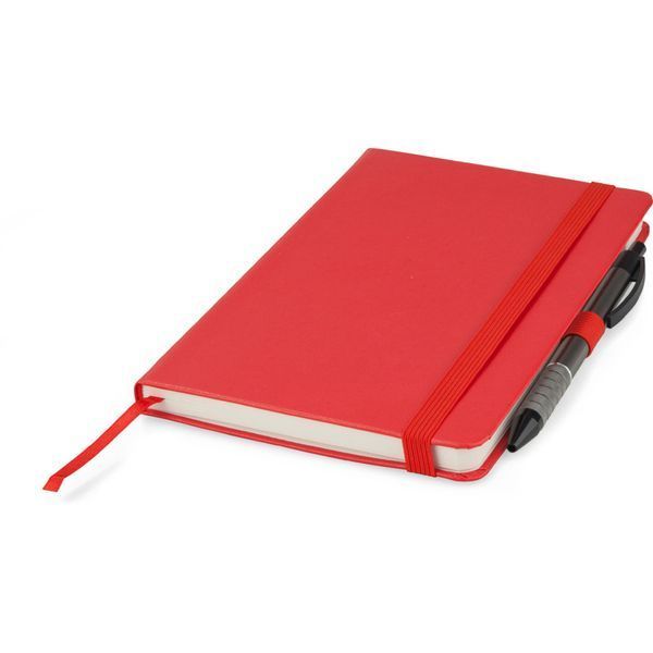 Книга записна Axent Partner 8306-05-A, A5-, 125x195 мм, 96 аркушів, крапка, тверда обкладинка, червона 8306-05-A фото