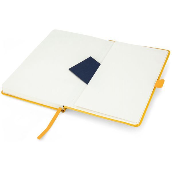 Книга записна Axent Partner 8306-08-A, A5-, 125x195 мм, 96 аркушів, крапка, тверда обкладинка, жовта 8306-08-A фото