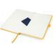 Книга записна Axent Partner 8306-08-A, A5-, 125x195 мм, 96 аркушів, крапка, тверда обкладинка, жовта 8306-08-A фото 6