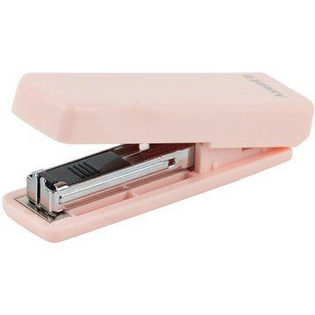 Степлер канцелярский №10/5 Axent Mini 4910-10-A, пластиковый, 10 листов, Pastelini, розовый 4910-10-A фото