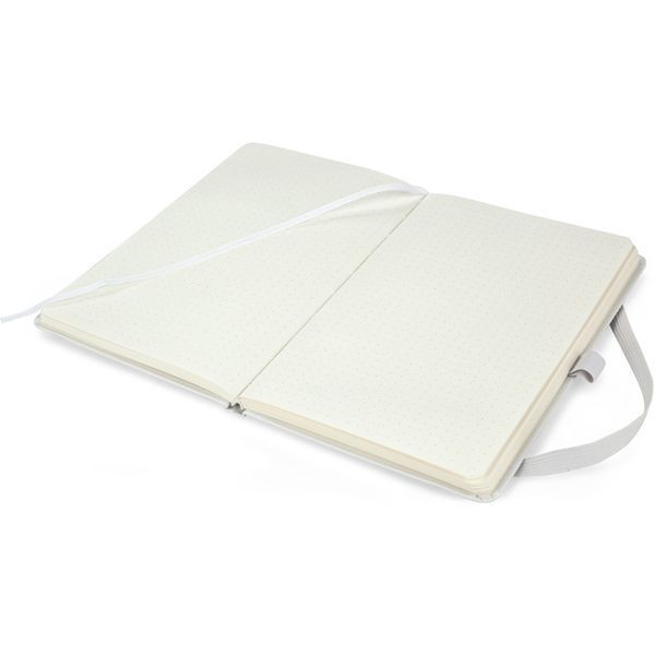 Книга записна Axent Partner 8306-21-A, A5-, 125x195 мм, 96 аркушів, крапка, тверда обкладинка, біла 8306-21-A фото