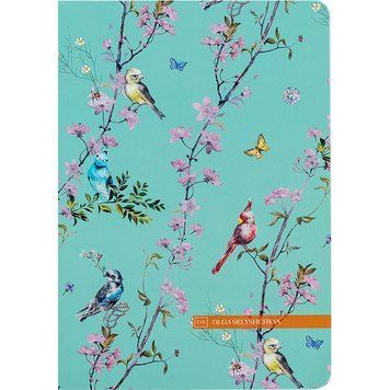 Книга записна Axent Olga Selyshcheva, Spring 8700-9-A-OS, A5, 80 аркушів, клітинка 8700-9-A-OS фото