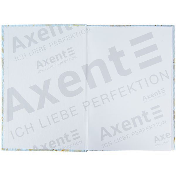 Книга записна Axent Waves 8422-560-A, А4, 96 аркушів, клітинка, блакитна 8422-560-A фото