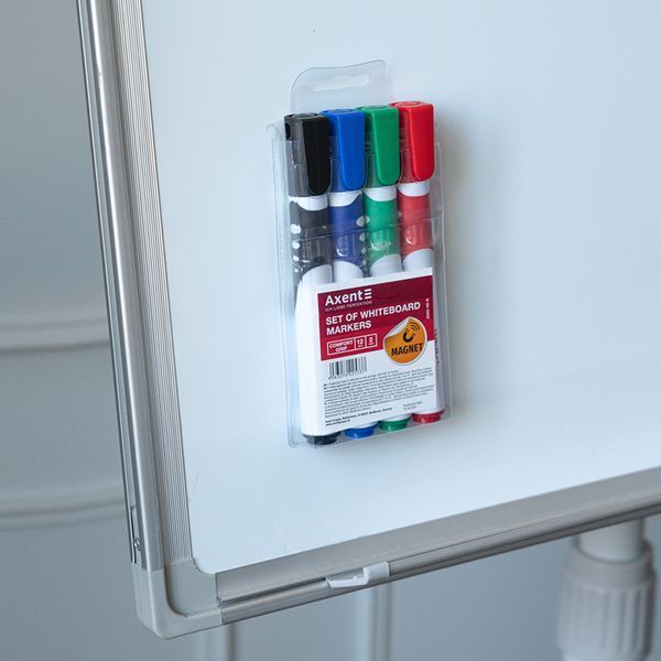 Маркер Axent Whiteboard Comfort Grip 2552-40-A, 2 мм, круглий асорті 2552-40-A фото