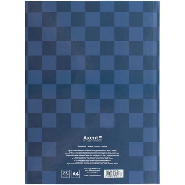 Книга записная Axent Mosaic 8427-1-A, А4- 203*273 мм, 96 листов, клетка 8427-1-A фото