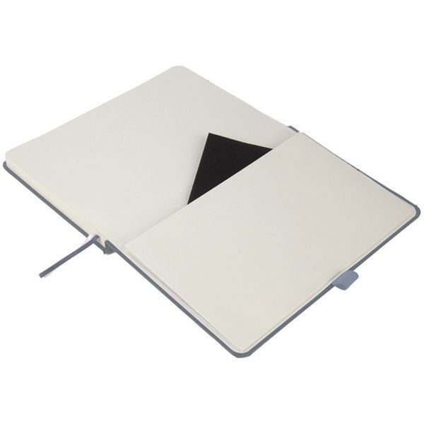 Книга записна Axent Partner 8201-62-A, 125x195 мм, 96 аркушів, клітинка, сіра 8201-62-A фото