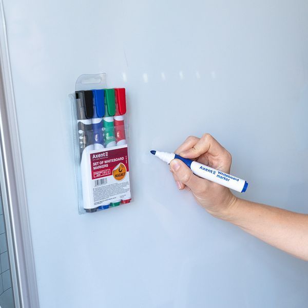 Маркер Axent Whiteboard Comfort Grip 2552-40-A, 2 мм, круглий асорті 2552-40-A фото