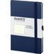 Книга записна Axent Partner 8307-02-A, A5-, 125x195 мм, 96 аркушів, нелінований, тверда обкладинка, темно-синя 8307-02-A фото 2