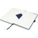 Книга записна Axent Partner 8307-02-A, A5-, 125x195 мм, 96 аркушів, нелінований, тверда обкладинка, темно-синя 8307-02-A фото 6
