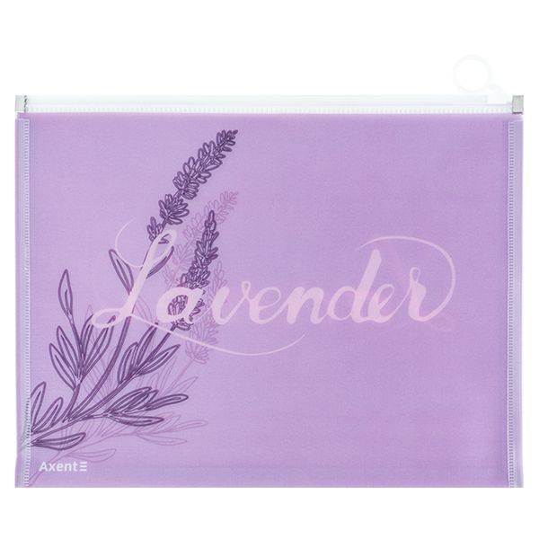 Папка на блискавці zip-lock Axent 1497-36-A Lavender-1, А4+ 1497-36-A фото