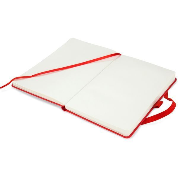 Книга записна Axent Partner 8307-05-A, A5-, 125x195 мм, 96 аркушів, нелінований, тверда обкладинка, червона 8307-05-A фото