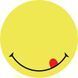 Блок паперу з клейким шаром Axent Smile 2444-02-A 70х70 мм, 50 аркушів, жовтий 2444-02-A фото 1