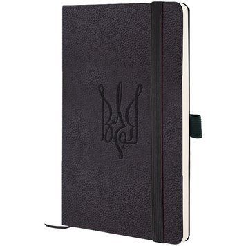 Книга записна Axent Partner Soft Skin Воля 8616-01-2-A,125x195 мм, 96 аркушів, клітинка, чорна 8616-01-2-A фото