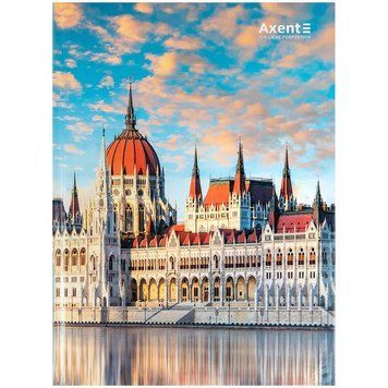 Книга записна Axent City Budapest 8425-8-A, A4, 96 аркушів, клітинка 8425-8-A фото