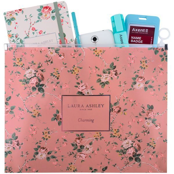 Папка на блискавці zip-lock Axent Laura Ashley, Charming 1497-30-A, А4+ 1497-30-A фото