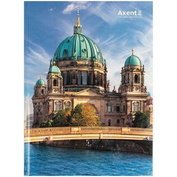 Книга записна Axent City Berlin 8425-6-A, A4, 96 аркушів, клітинка 8425-6-A фото