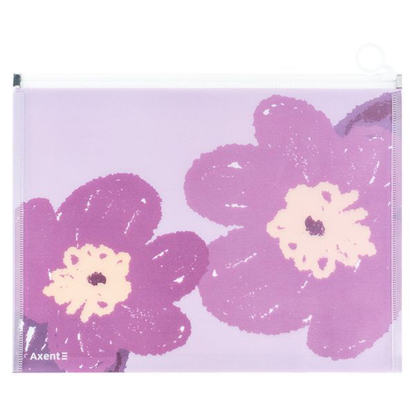 Папка на блискавці zip-lock Axent 1497-39-A Lavender-4, А4+ 1497-39-A фото