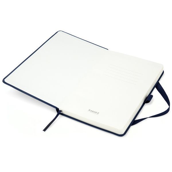 Книга записна Axent Partner 8308-02-A, A5-, 125x195 мм, 96 аркушів, лінія, тверда обкладинка, темно-синя 8308-02-A фото