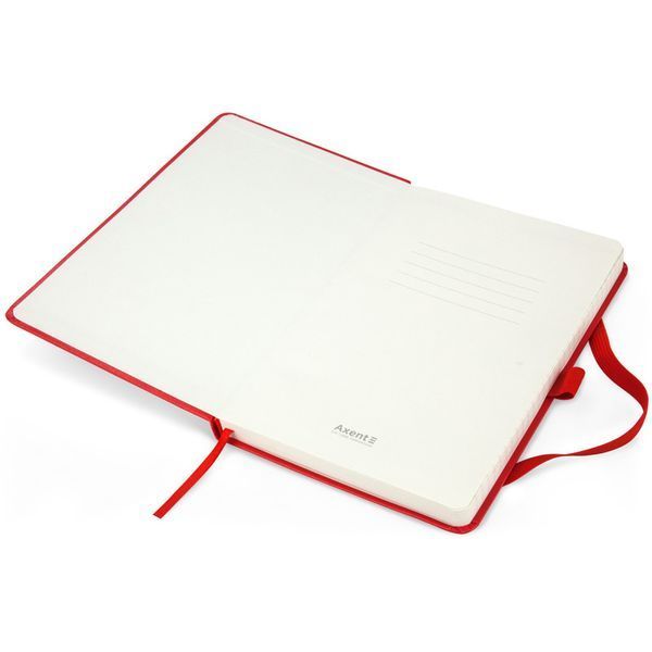 Книга записна Axent Partner 8308-05-A, A5-, 125x195 мм, 96 аркушів, лінія, тверда обкладинка, червона 8308-05-A фото