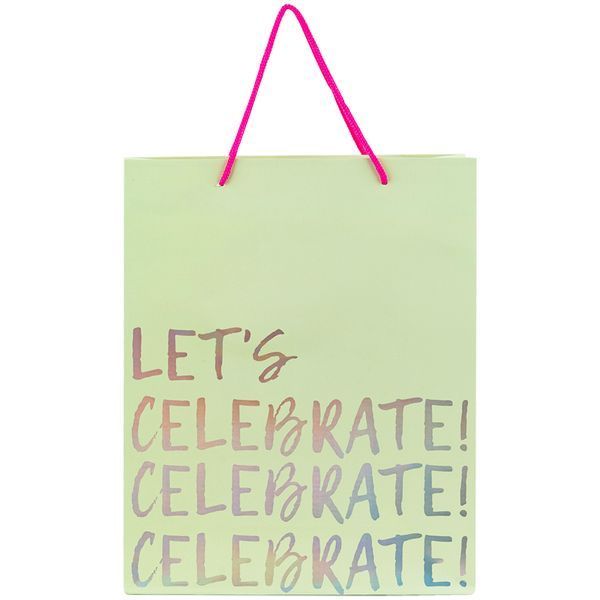 Пакет бумажный подарочный Axent Let's celebrate 8502-26-A, 26х32 см 8502-26-A фото