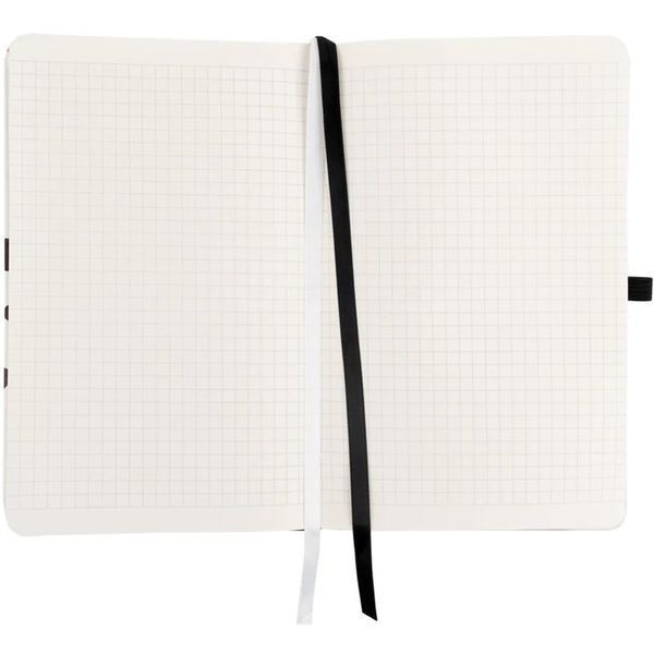 Книга записна Axent Partner Black and White 8621-10-A, 125x195 мм, 96 аркушів, клітинка 8621-10-A фото