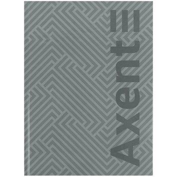Книга записна Axent Pattern 8425-2-A, A4, 96 аркушів, клітинка, сіра 8425-2-A фото