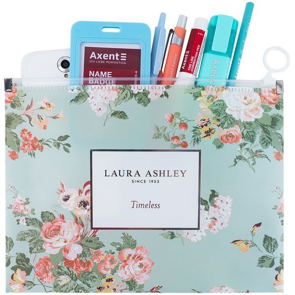 Папка на блискавці zip-lock Axent Laura Ashley, Timeless 1498-32-A, А5+ 1498-32-A фото