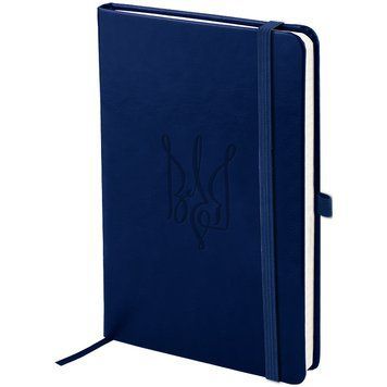 Книга записна Axent Partner Lux Воля 8202-02-6-A, 125х195 мм, 96 аркушів, клітинка, синя 8202-02-6-A фото