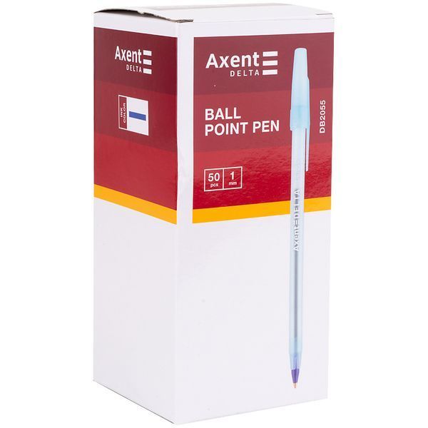 Ручка шариковая Axent Delta DB2055-02, 1 мм, синяя DB2055-02 фото