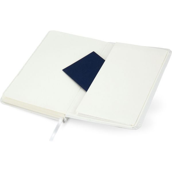 Книга записна Axent Partner 8301-21-A, A6-, 95x140 мм, 96 аркушів, клітинка, тверда обкладинка, біла 8301-21-A фото