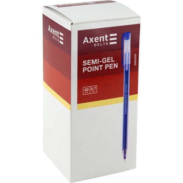 Ручка масляна Axent Delta DB2059-02, 0.7 мм, синя DB2059-02 фото