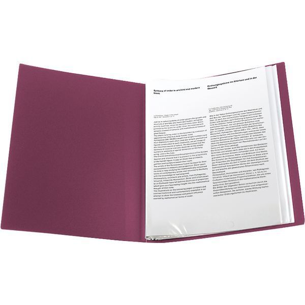 Дисплей-книга Axent 1040-04-A, А4, 40 файлiв, бордова 1040-04-A фото