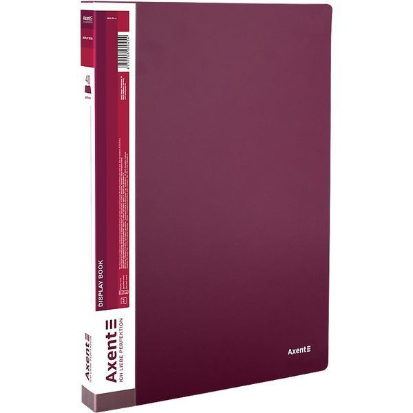 Дисплей-книга Axent 1040-04-A, А4, 40 файлiв, бордова 1040-04-A фото