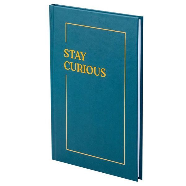 Книга записна Axent Stay curious 8457-19-A, А5, 96 аркушів, клітинка, тверда обкладинка 8457-19-A фото