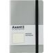 Книга записна Axent Partner Soft 8312-34-A, A5-, 125x195 мм, 96 аркушів, крапка, гнучка обкладинка, срібляста 8312-34-A фото 1