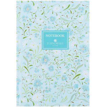 Книга записна Axent Turnowsky Floral 2 8457-11-A-TR, А5, 96 аркушів, клітинка, тверда обкладинка 8457-11-A-TR фото
