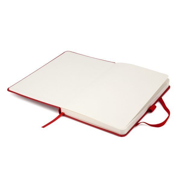Книга записна Axent Partner 8201-03-A, A5-, 125x195 мм, 96 аркушів, клітинка, тверда обкладинка, червона 8201-03-A фото