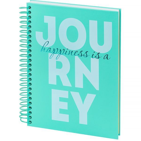 Блокнот на спiралi Axent Journey 8464-3-A, А5, 120 аркушів, клітинка, тверда обкладинка 8464-3-A фото