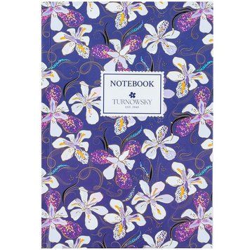 Книга записна Axent Turnowsky Floral 5 8457-14-A-TR, А5, 96 аркушів, клітинка, тверда обкладинка 8457-14-A-TR фото