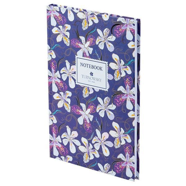 Книга записна Axent Turnowsky Floral 5 8457-14-A-TR, А5, 96 аркушів, клітинка, тверда обкладинка 8457-14-A-TR фото