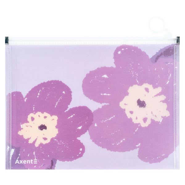 Папка на блискавці zip-lock Axent 1498-39-A Lavender-4, А5+ 1498-39-A фото