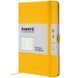 Книга записна Axent Partner 8201-08-A, A5-, 125x195 мм, 96 аркушів, клітинка, тверда обкладинка, жовта 8201-08-A фото 2