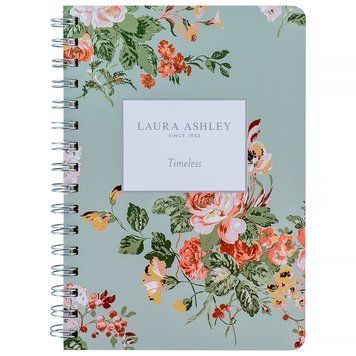 Блокнот на спiралi Axent Laura Ashley, Timeless 8470-4-A-LA, А5, 80 аркушів, клітинка, тверда обкладинка 8470-4-A-LA фото