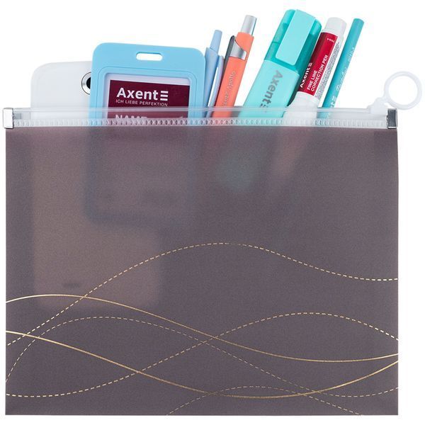 Папка на блискавці zip-lock Axent Waves-4 1498-43-A, А5 1498-43-A фото
